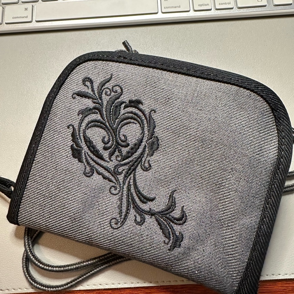 REI crossbody travel clutch wallet